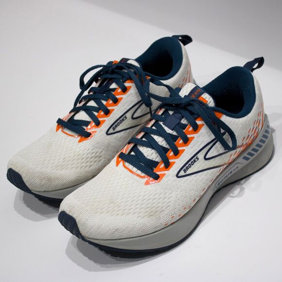 Brooks Levitate GTS 5 White Blue Orange Men Size 7D - Very Minimal Wear! main image 13